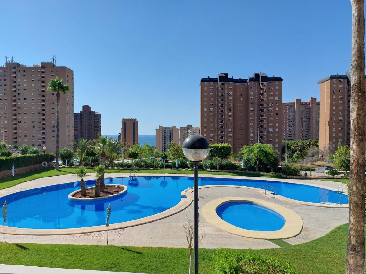 Las Marinas 8O Con Vistas Al Mar Y Piscina By Vero Benidorm Buitenkant foto